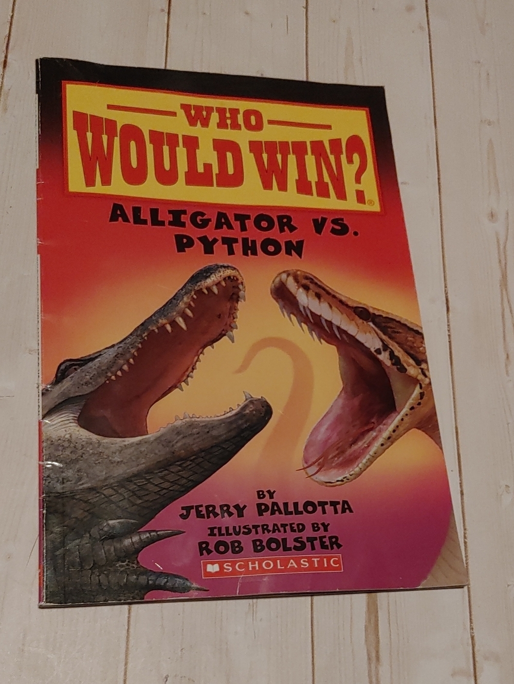 Who Would Win Alligator Vs Python Easy Reader Book Learners Jerry Pallotta